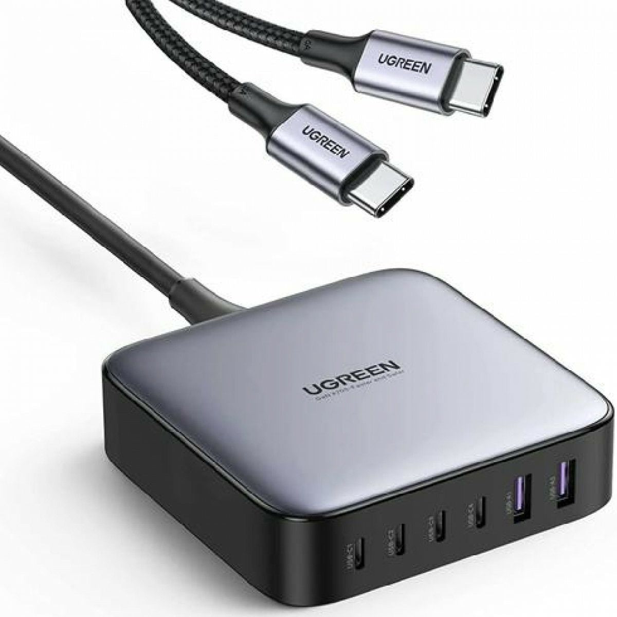 Hitri UGREEN CD271 Hitri hišni polnilec 200W 6-VRAT – Powerbank.si